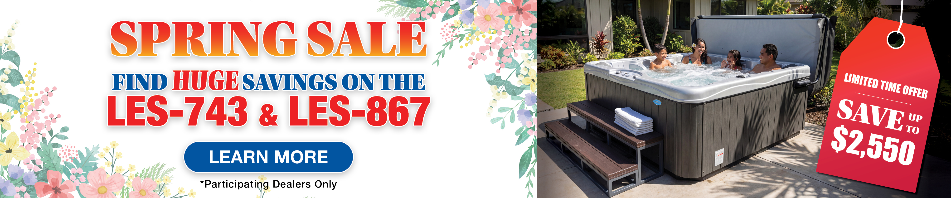 Calspas hot tub being used in a family setting - Mission